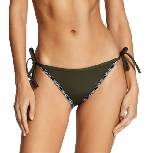 Calvin Klein KW0KW01711 spodní část plavek zelená