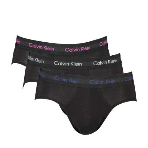 Calvin Klein 0000U2661G Slip 3 PACK černé