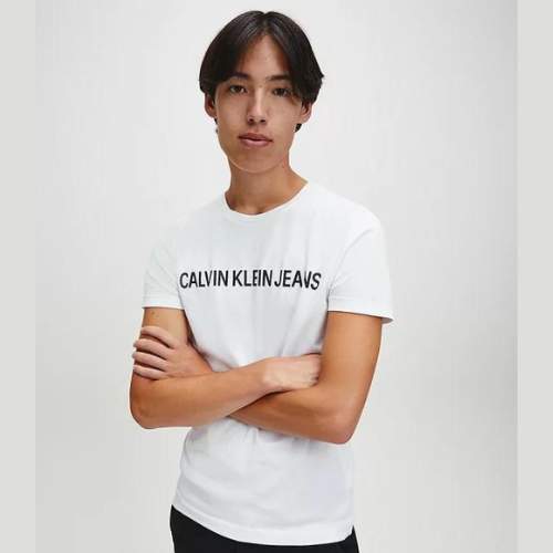 Calvin Klein J30J307855 pánské tričko bílé XL