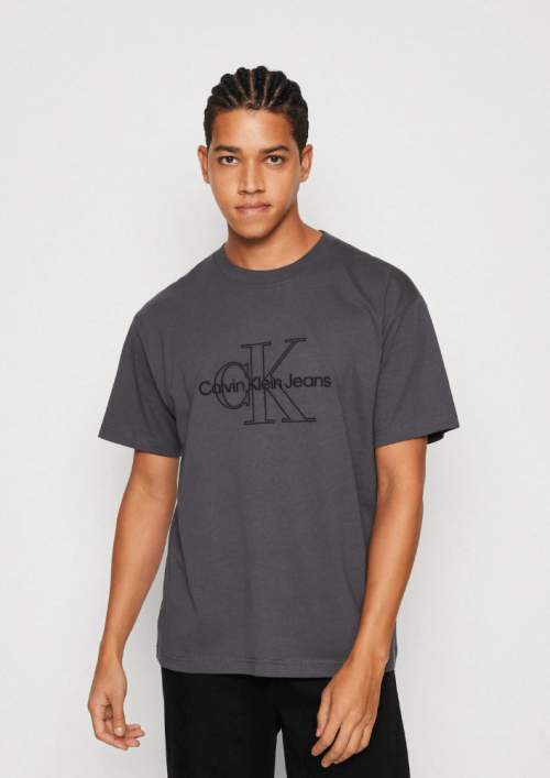 Calvin Klein J30J323305 pánské tričko šedé