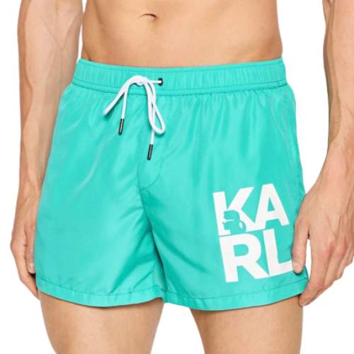 Karl Lagerfeld KL22MBS08 pánské šortky zelené