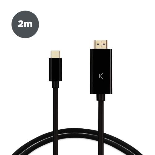 Ksix adaptér USB-C na HDMI, 60Hz, 4K, 2m BXHDMI60N