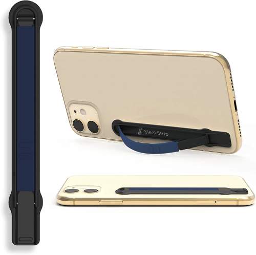 SleekStrip držák na telefon Verze: Matný karbon, modrý pásek SS3-BSBL-SBK