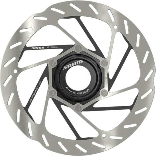 Cyklistický brzdové kotouče Sram Am Db Rotor Centerlock Hs2 160Mm Rounded Velikost: OSFA