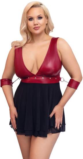 Plus size košilka Red Bondage, XL