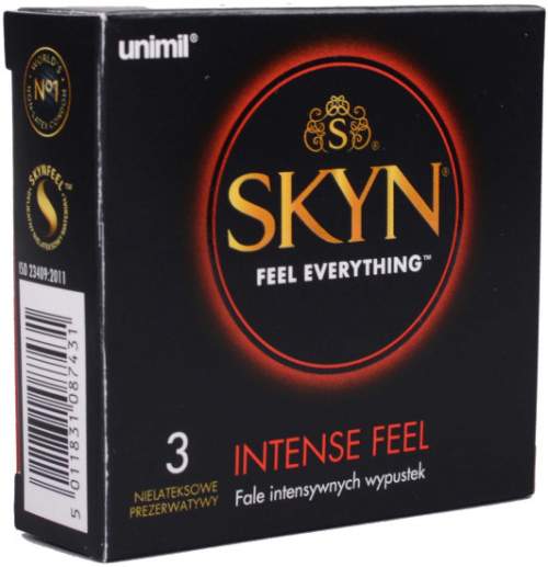 Unimil Skyn Feel Everything Intense Feel 3ks