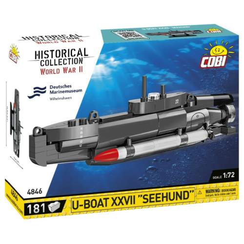 COBI II WW U-boat XXVII Seehund 1:72 181 k