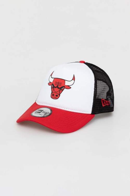 New Era Kšiltovka Chicago Bulls Trucker Cap White/ Red/ Black
