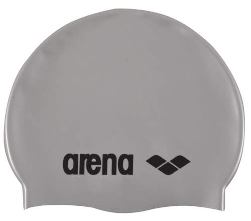 ARENA - PLAVECKÁ ČEPICE CLASSIC SILICONE STŘÍBRNÁ