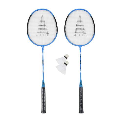 RULYT Badmintonový set SULOV 2x raketa, 2x míček, vak modrý