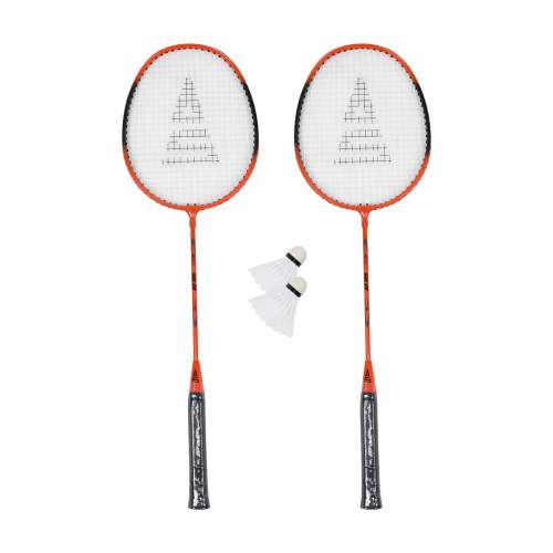 RULYT Badmintonový set SULOV 2x raketa, 2x míček, vak oranžový