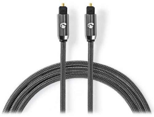 NEDIS PROFIGOLD optický audio kabel/ TosLink zástrčka - TosLink zástrčka šedý 2m