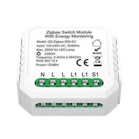 IMMAX NEO SMART kontroler s měřením spotřeby V6 1-tlačítkový Zigbee 3.0 TUYA