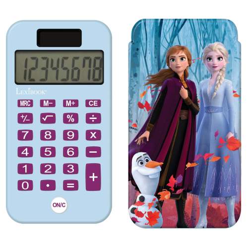 Lexibook Kapesní kalkulačka Disney Frozen s ochranným krytem