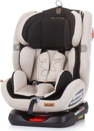 CHIPOLINO Journey otočná 360 Isofix 0-36 kg Sand
