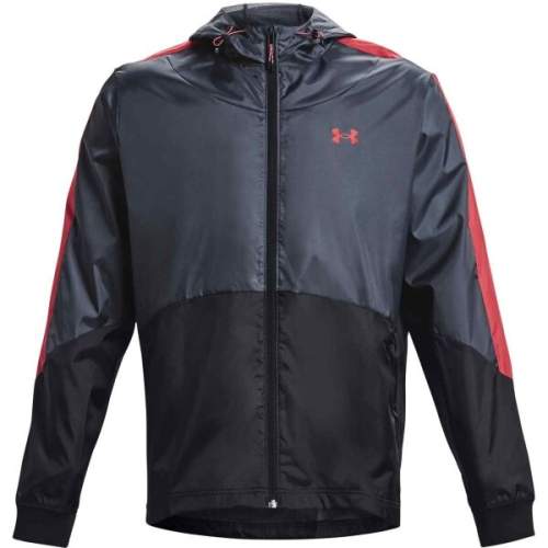 Under Armour Pánská větrovka Legacy Windbreaker downpour šedá M