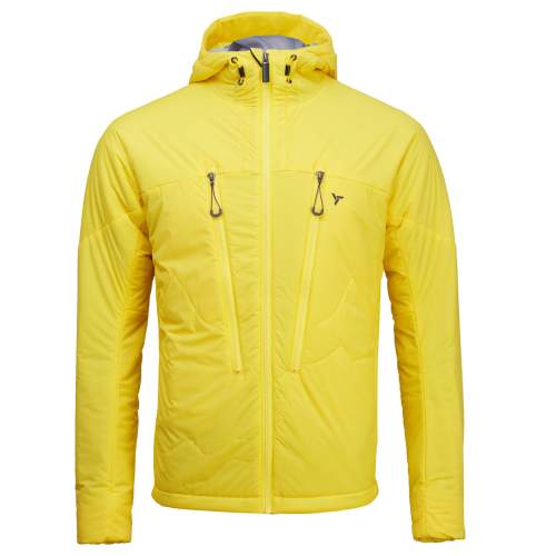 SILVINI LUPO Pánská větruodolná bunda neonově žlutá/tmavě šedá L