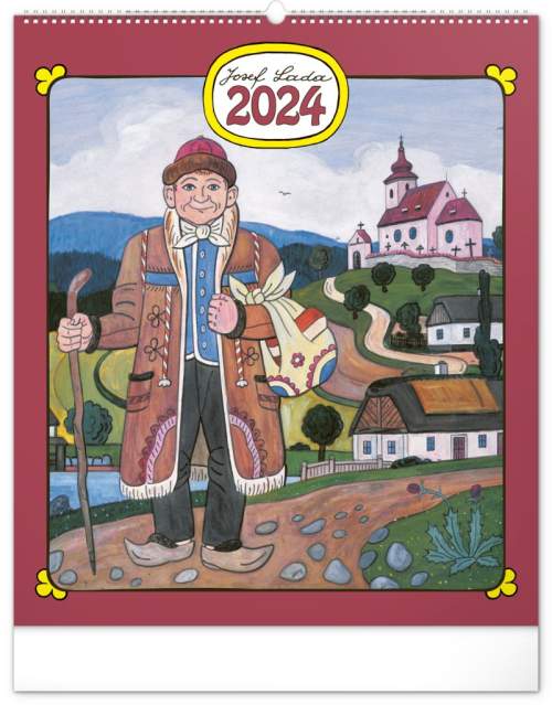 Nástěnný kalendář Josef Lada 2024 48 × 56 cm