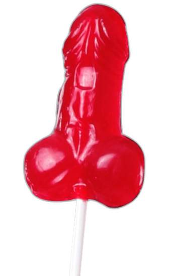 Secret Play Strawberry Penis Lollipop 30 g
