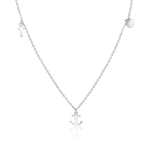JVD stříbrný náhrdelník SVLN0334XH20000