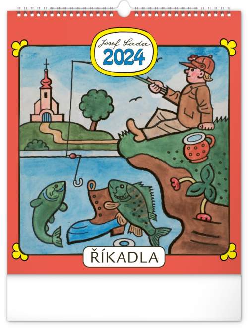 Josef Lada Říkadla 2024 nástěnný kalendář