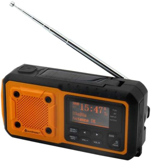 Soundmaster DAB112OR DAB+FM/ Rádio/ BT/ 1W RMS/ LED světlo