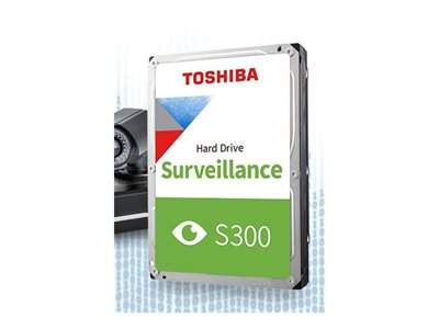 Toshiba S300 Surveillance - Pevný disk - 1 TB - interní - 3.5" - SATA 6Gb/s - 5700 ot/min. - vyrovnávací paměť: 64 MB