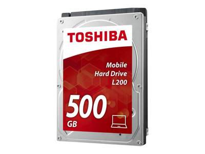 Toshiba L200 Laptop PC - Pevný disk - 500 GB - interní - 2.5" - SATA 3Gb/s - 5400 ot/min. - vyrovnávací paměť: 8 MB