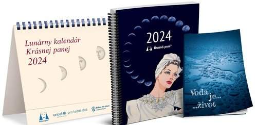 Žofie Kanyzová - Lunárny kalendár Krásnej panej s publikáciou 2024