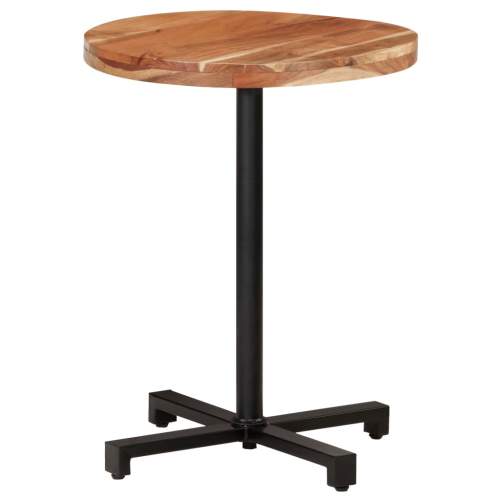 vidaXL Bistro stůl kulatý 60 x 75 cm masivní akáciové dřevo