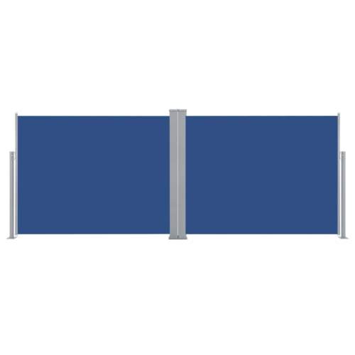 Dekorhome Zatahovací boční markýza 170x1000 cm Modrá