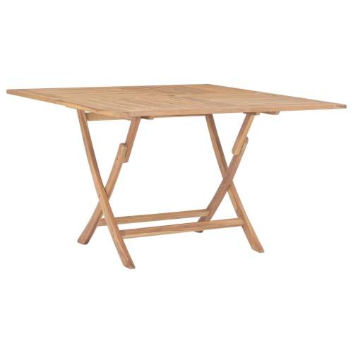 Dekorhome Skládací zahradní stůl 120x120 cm teakové dřevo