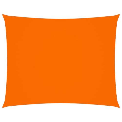 Dekorhome Stínící plachta obdélníková 5 x 6 m oxfordská látka Oranžová