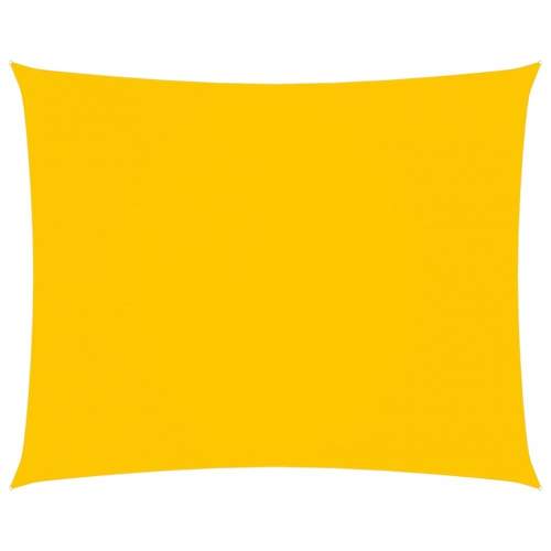 Dekorhome Stínící plachta obdélníková 2 x 3 m oxfordská látka Žlutá