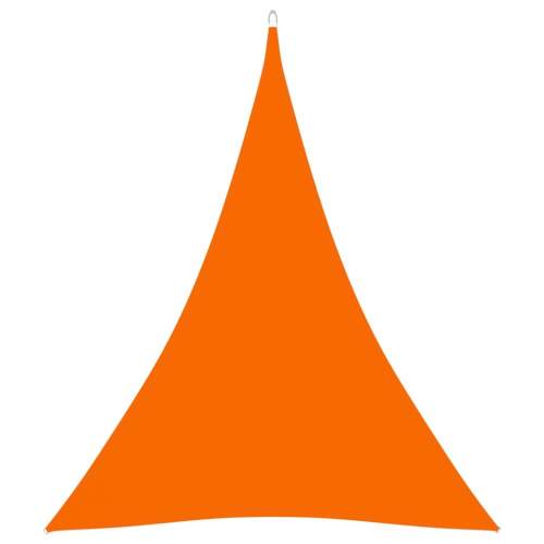 Dekorhome Stínící plachta trojúhelníková 3 x 4 x 4 m oxfordská látka Oranžová