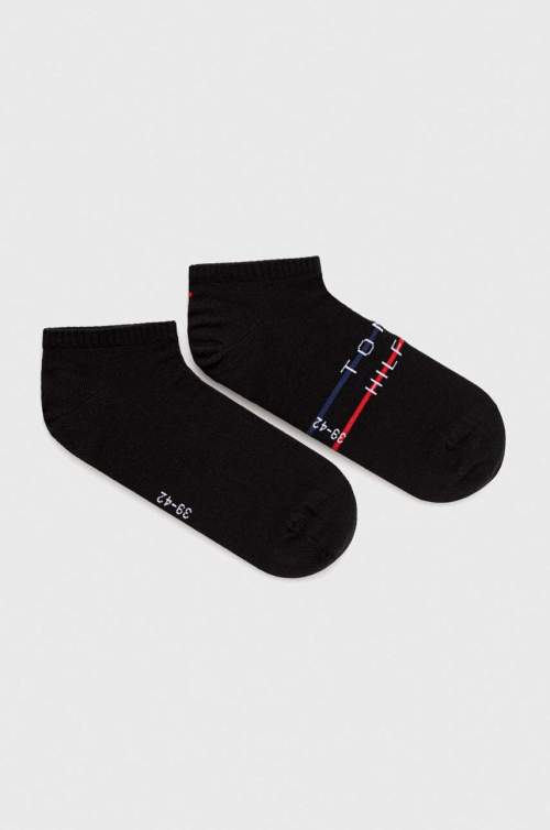 Tommy Hilfiger Ponožky 2-pack pánské, černá barva