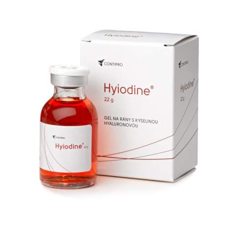 Hyiodine gel na rány s kyselinou hyaluronovou 22g