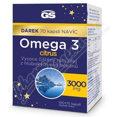 GS Omega 3 citrus cps.100+70