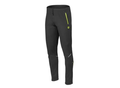 Etape – pánské volné kalhoty DOLOMITE WS, černá/žlutá fluo S