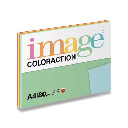 Barevný papír Image Coloraction - Mix reflexní 80 g 5 x 20 listů