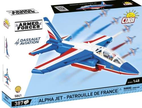 COBI 5841 Armed Forces Alpha Jet Patrouille de France, 1:48, 387 kostek