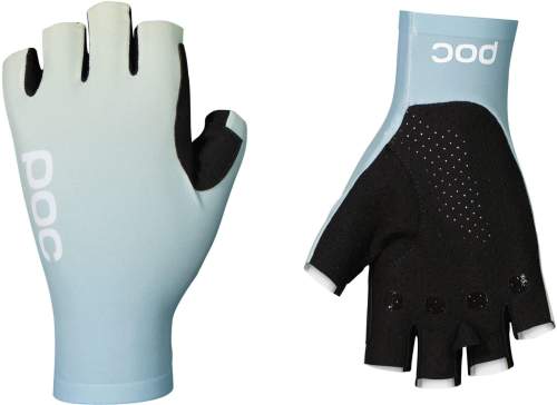 POC Cyklistické rukavice krátkoprsté - DEFT - světle modrá/černá XL