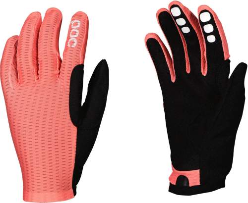 POC Cyklistické rukavice dlouhoprsté - SAVANT MTB - červená/černá XL