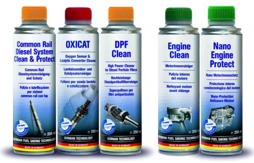 Autoprofi sada na čištění&ochranu motoru a palivové soustavy diesel s DPF a Kat 5x250ml