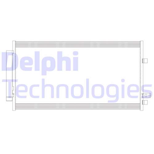 Kondenzátor, klimatizace DELPHI CF20382