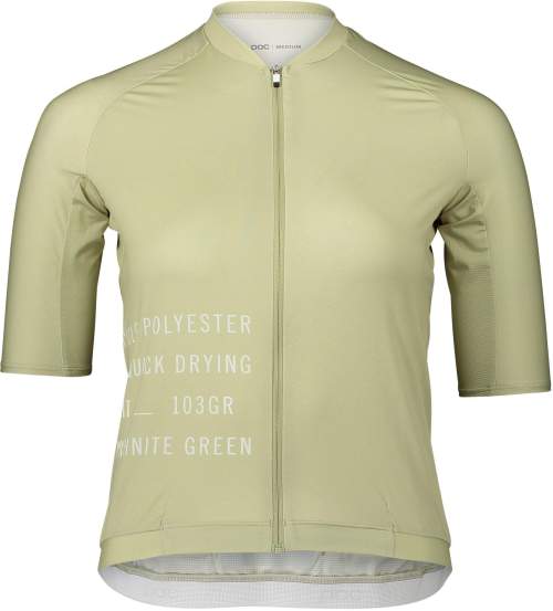 POC Cyklistický dres s krátkým rukávem - PRISTINE PRINT LADY - zelená L