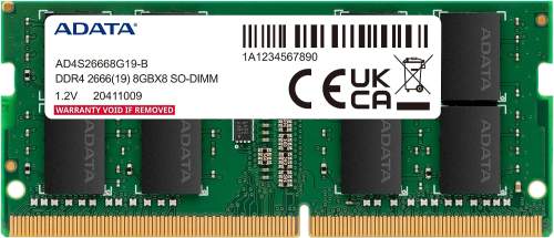 SO-DIMM 8GB DDR4-2666MHz ADATA CL19, AD4S26668G19-SGN