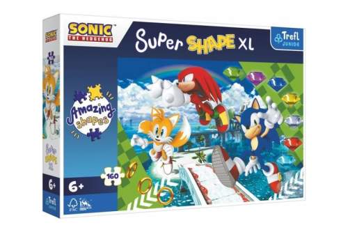 TREFL Puzzle Super Shape XL Spokojený Sonic 160 dílků