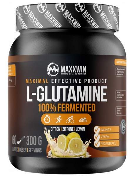 MaxxWin L-Glutamine 100 % Fermented 300 g Malina