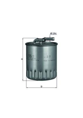 Palivový filtr MAHLE KL 155/1